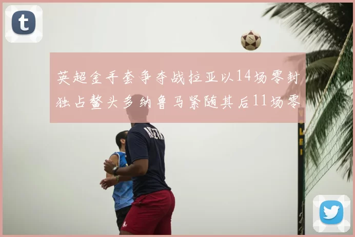 英超金手套争夺战拉亚以14场零封独占鳌头多纳鲁马紧随其后11场零封