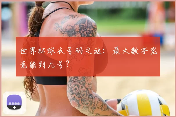 世界杯球衣号码之谜：最大数字究竟能到几号？
